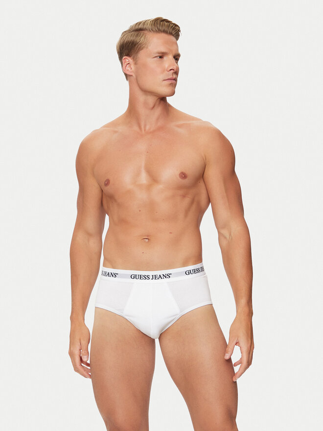 Guess Jeans Guess Jeans Pack de 3 slips M4BZ43 K6YW1 Blanco