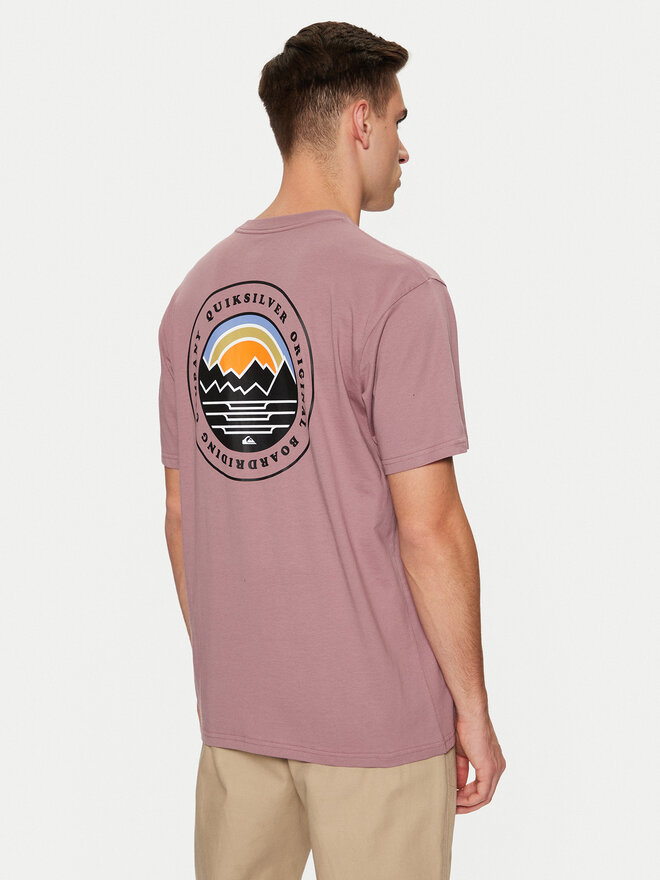 Quiksilver Quiksilver Marškinėliai Landscapes EQYZT07917 Violetinė Regular Fit