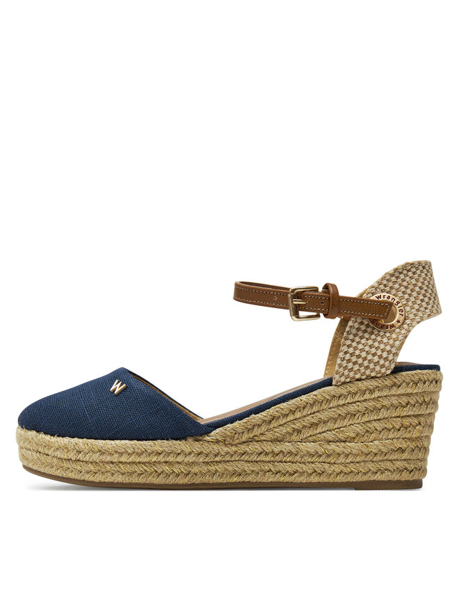 Wrangler Espadryle Wrangler Bela Women Semi Wedge 20241055 Granatowy