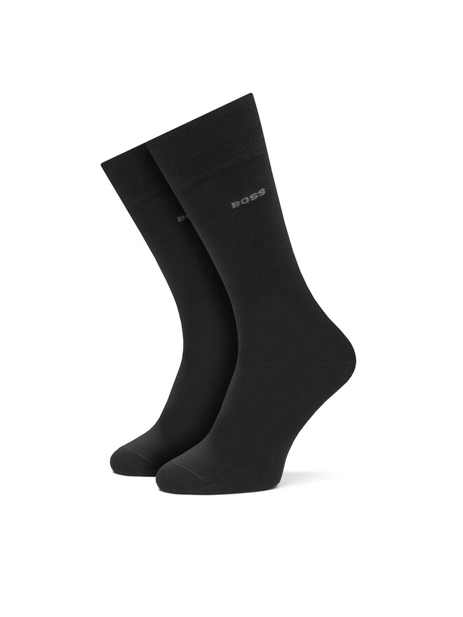 BOSS 2er-Set hohe Herrensocken BOSS 2P RS Tom 50534901 Schwarz