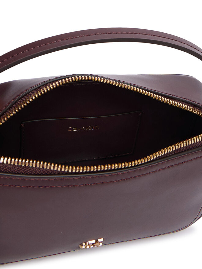 Calvin Klein Handtasche Calvin Klein Ck Hardware Camera Bag LV04F3678G Dunkelrot
