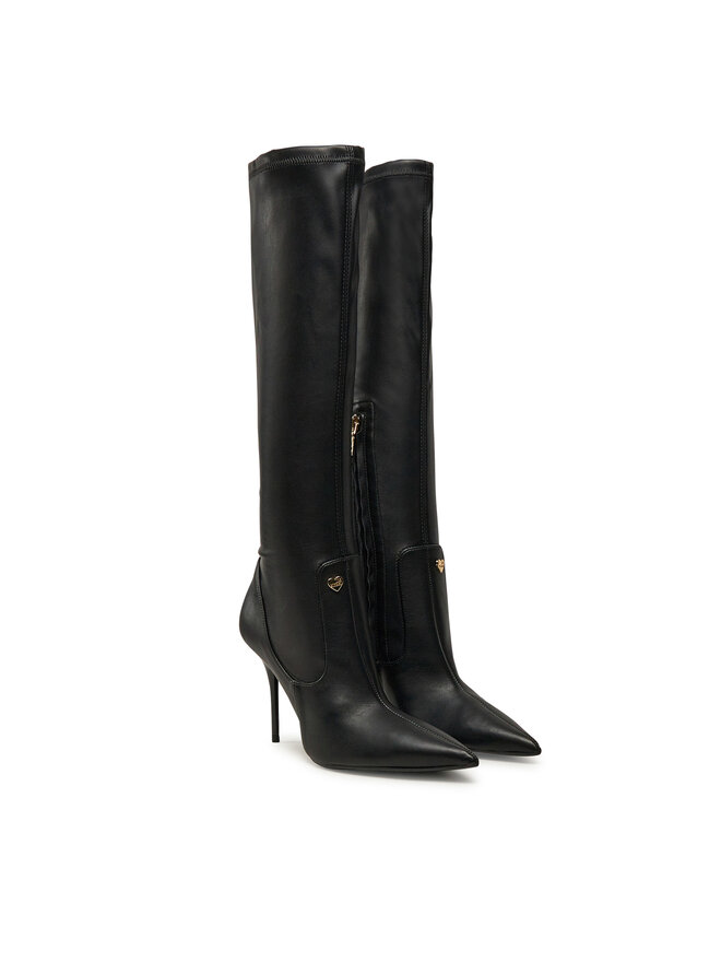 LOVE MOSCHINO Kozačky LOVE MOSCHINO JA26039G0LIEZ000 Černá
