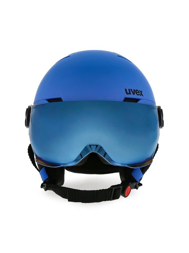 Uvex Cască schi Uvex Rocket Jr Visor 56/6/263/20 Albastru
