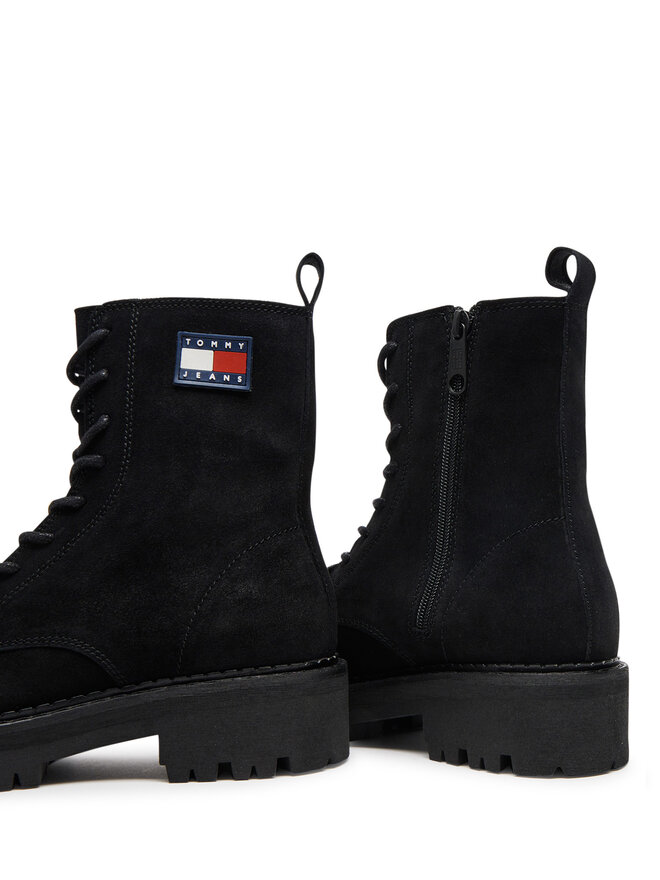Tommy Jeans Škornji Tommy Jeans Urban EN0EN02630 Črna