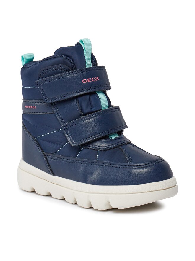 Geox Škornji za sneg Geox B Willaboom Girl B A B365AE 0FU54 C4002 S Mornarsko modra