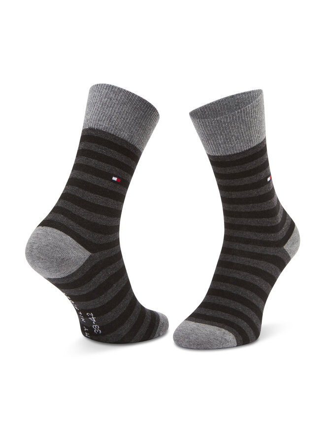 Tommy Hilfiger 2 pares de calcetines altos unisex Tommy Hilfiger 100000816 Gris