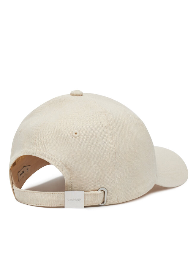 Calvin Klein Gorra con visera Calvin Klein Raised Embroidery K60K613118 Écru