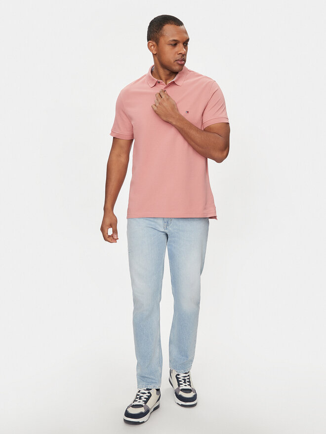 Tommy Hilfiger Tommy Hilfiger Poloshirt 1985 MW0MW17770 Rosa Regular Fit