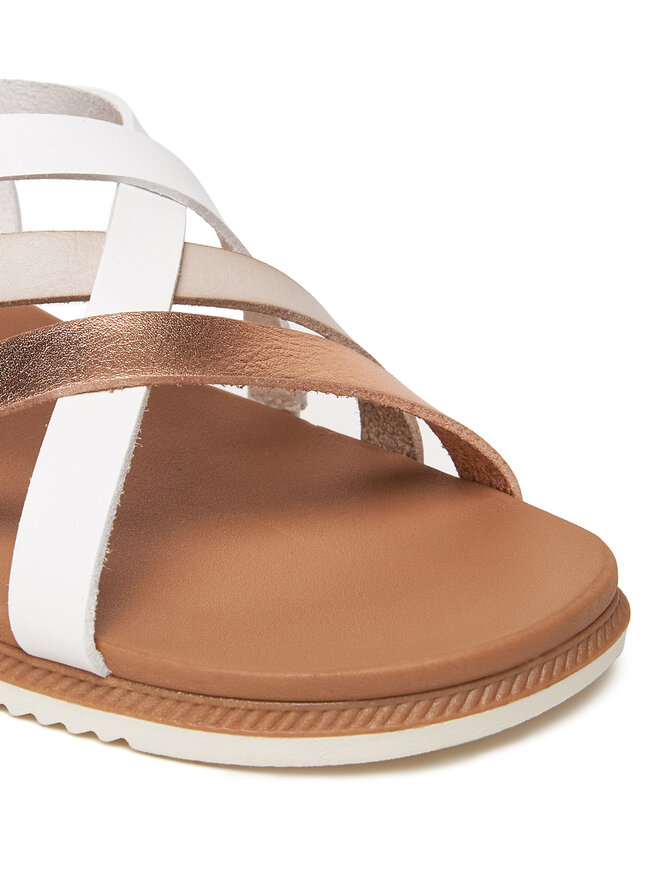 Skechers Sandalias Skechers Desert Kiss Low-Peak Rank 114709/WHT Blanco