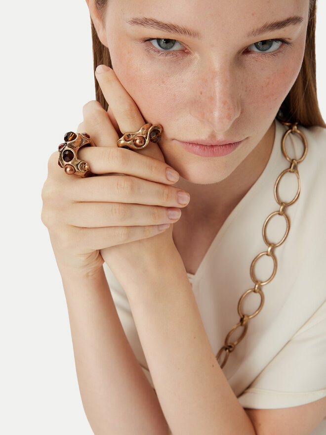 Weekend Max Mara Halskette Weekend Max Mara Aderire 2625756124650 Goldfarben