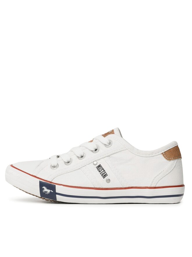 Mustang Kinder Sneakers 5803-305-5 - Leichte Canvas Schuhe Für Jungen & Mädchen