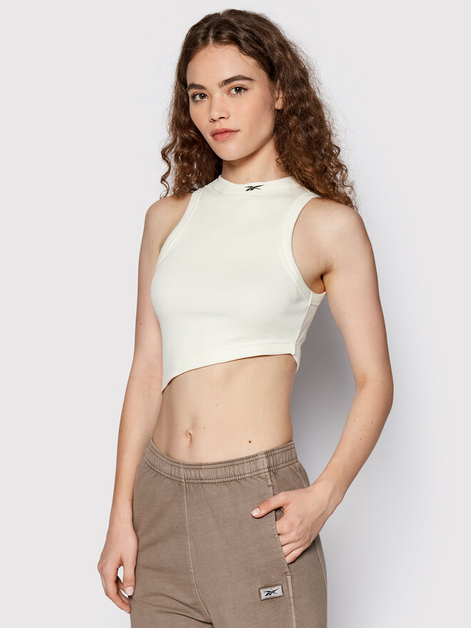 Reebok Reebok Marškinėliai Classics HG1144 Smėlio Slim Fit