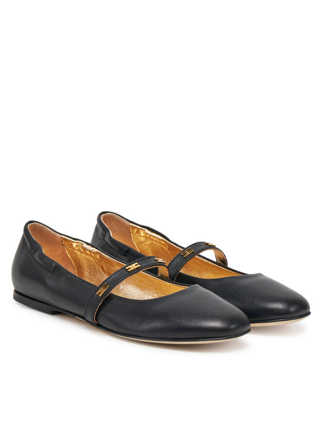 Elisabetta Franchi Baleriny Elisabetta Franchi F4-A3E-0209 Czarny