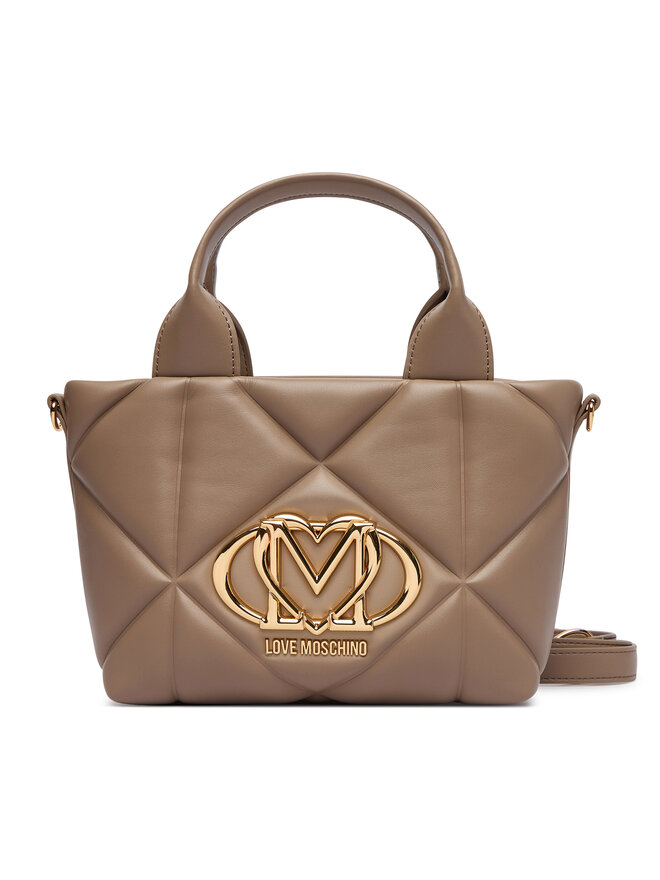 LOVE MOSCHINO Handtasche LOVE MOSCHINO JC4255PP0PLC0105 Dunkelbeige