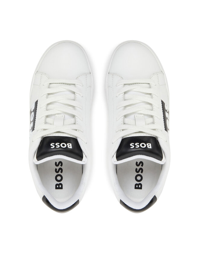 BOSS Sneakersy BOSS J51650 M Biela