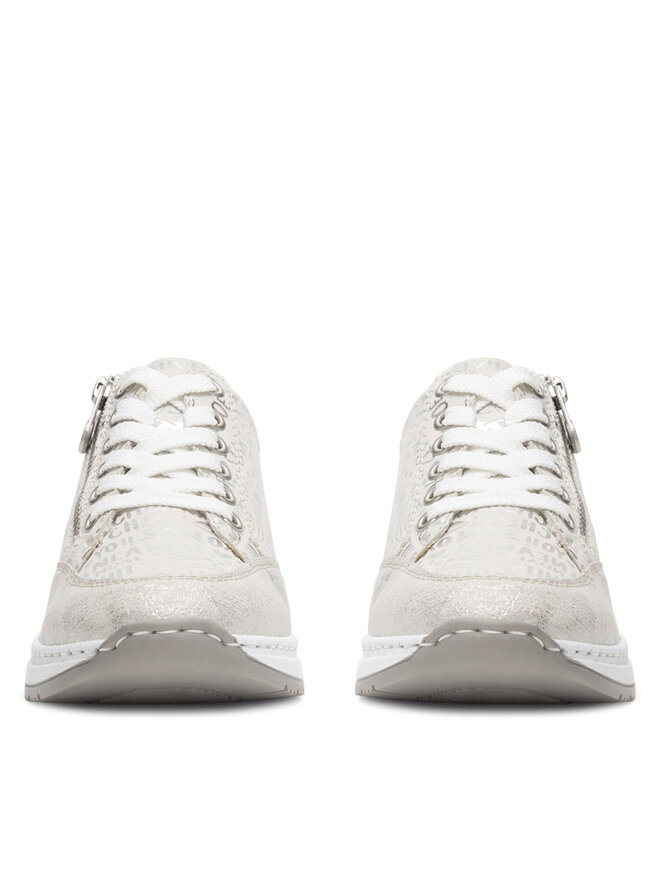 Rieker Pantofi Rieker N4316-90 Argintiu
