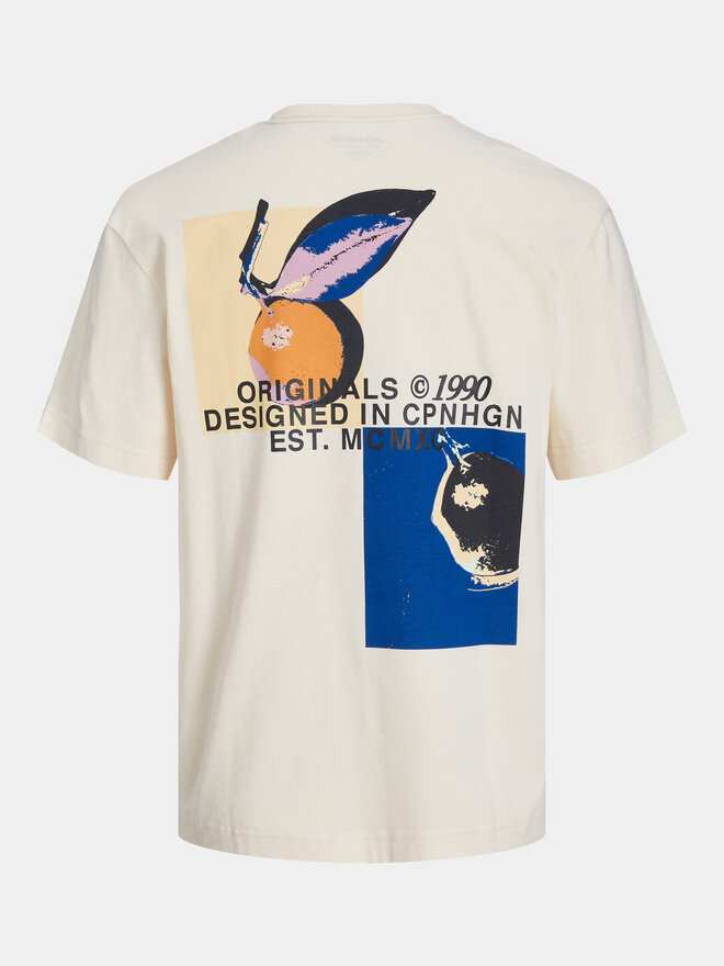 Jack&Jones Junior Jack&Jones Junior T-Shirt Tampa 12254032 Μπεζ Loose Fit