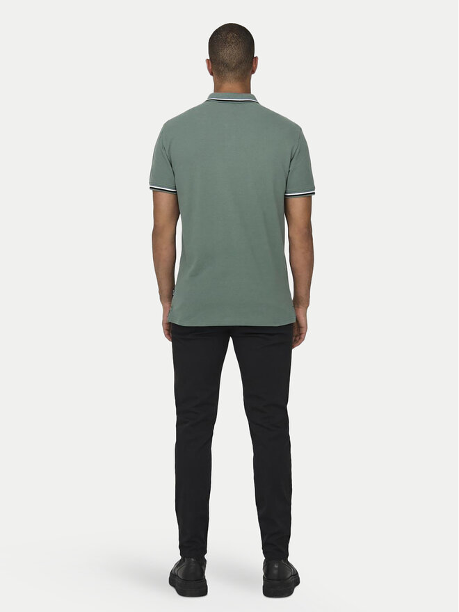 Only & Sons Only & Sons Poloshirt Fletcher 22024827 Grün Regular Fit