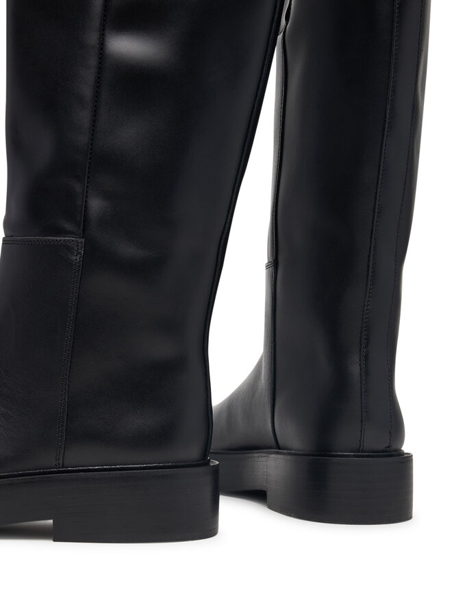 Calvin Klein Stiefel Calvin Klein Conc Welt High Boot Lth HW0HW03213 Schwarz
