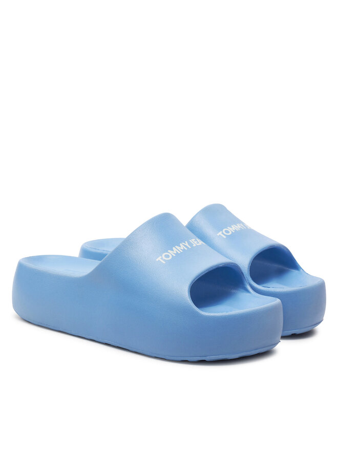 Tommy Jeans Ciabatte Tommy Jeans Tjw Chunky Flatform Slide EN0EN02586 Blu