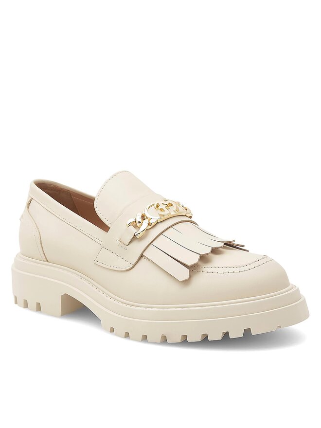 Eva Minge Loafersy Eva Minge ANGE-1018 Beżowy