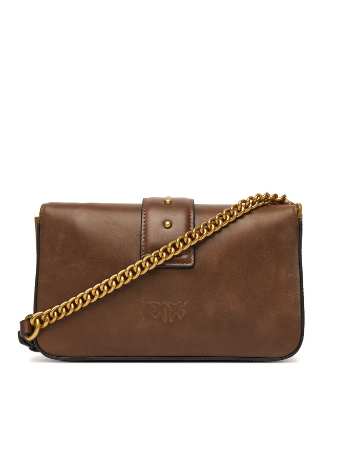 PINKO Handtasche PINKO Love One Mini Slouchy Fl PE 25 PLTT 104340 A2C2 Braun
