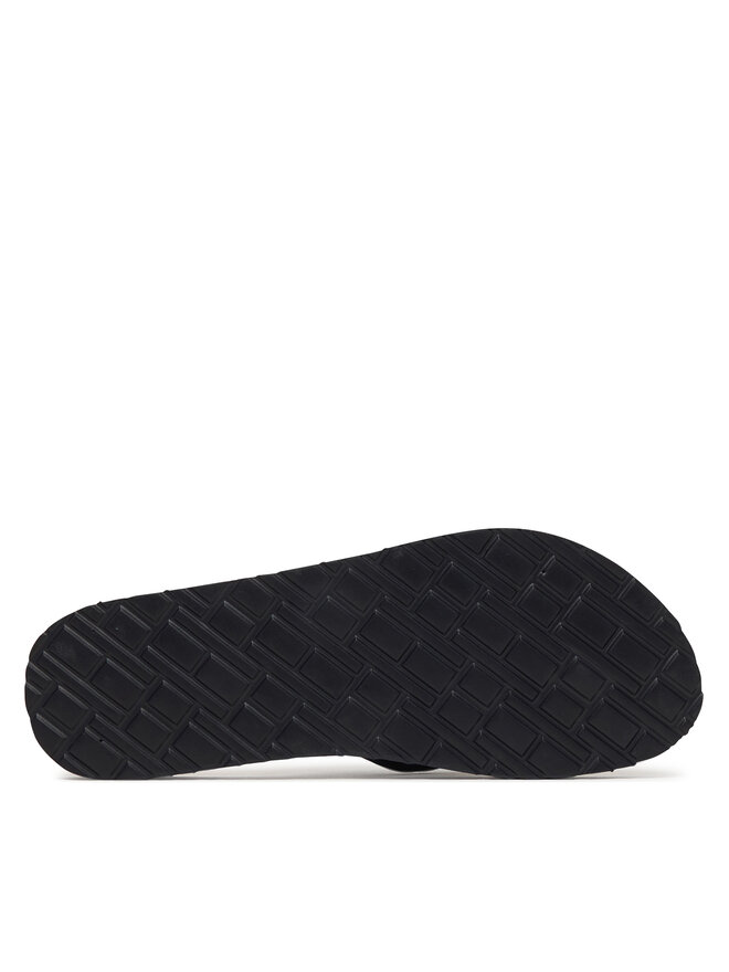 Tommy Hilfiger Zehentrenner Tommy Hilfiger Th Ltr Footbed Summer Sandal FW0FW09194 Dunkelblau