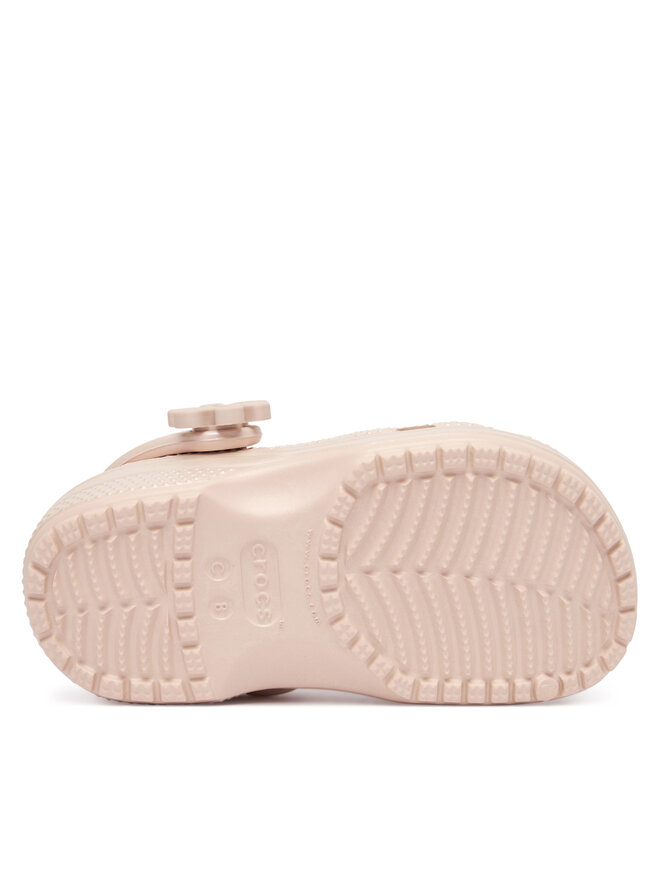 Crocs Pantoletten Crocs Classic Pearl Shine Clog T 212815 Rosa