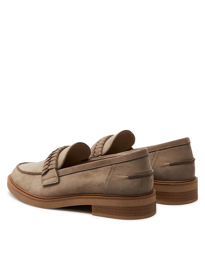 Caprice Damen Slipper aus Leder Elegant, Beige (Taupe Metallic), 37.5 EU im Sale main image 1