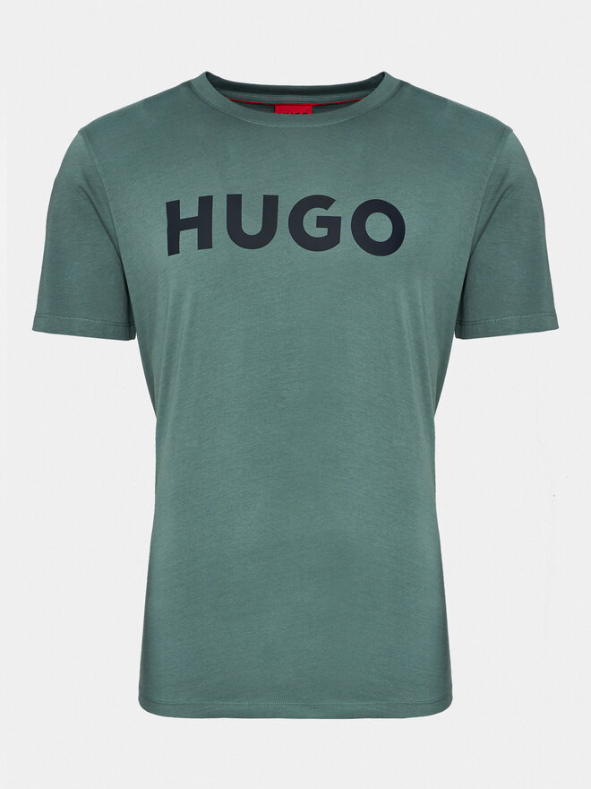 HUGO Hugo T-Shirt Dulivio 50467556 Grün Regular Fit