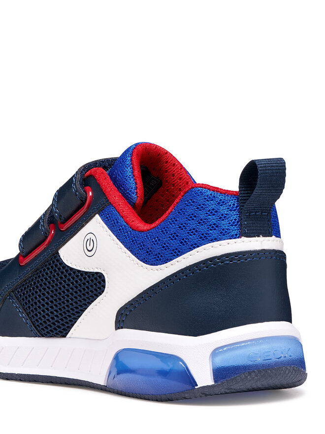 INEK GARÇON: Chaussures avec lumières - Bleu marine/Bleu clair