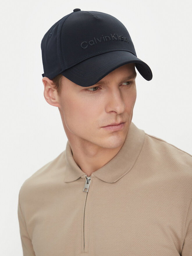 Calvin Klein Czapka z daszkiem Calvin Klein K50K511987 Granatowy
