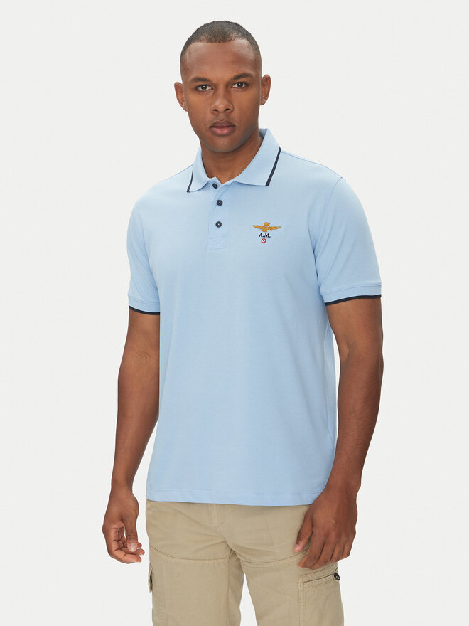Aeronautica Militare Aeronautica Militare Polo 251PO1308P82 Γαλάζιο Regular Fit