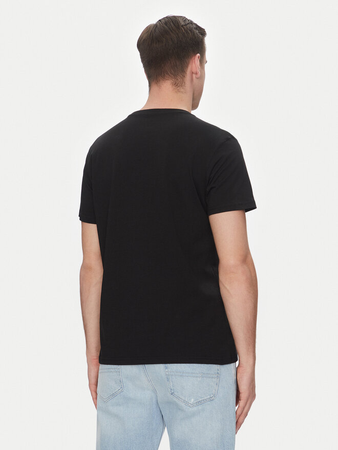 SCHOTT N.Y.C. SCHOTT N.Y.C. T-Shirt TSCASUALV Μαύρο Regular Fit