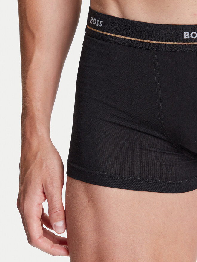 BOSS BOSS 5 darab boxer Essential 50531660 Fekete