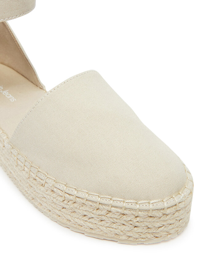 Calvin Klein Jeans Espadrile Calvin Klein Jeans Flatform Espadrille Sling Mg YW0YW01735 Bež