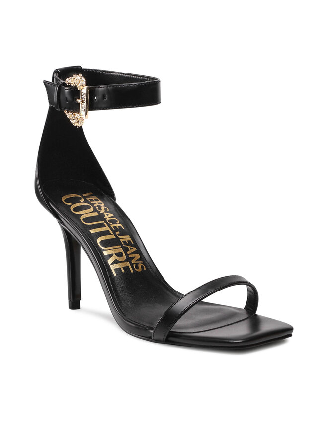 Versace Jeans Couture Сандали Versace Jeans Couture 72VA3S71 Черен