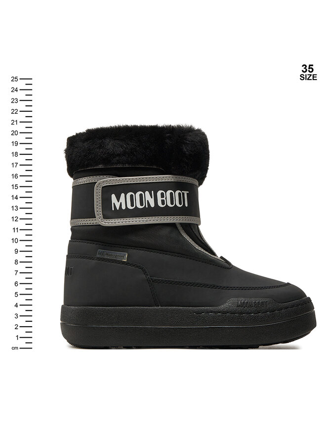 Moon Boot Snehule Moon Boot Junior Park Strap 80D3440030 Čierna