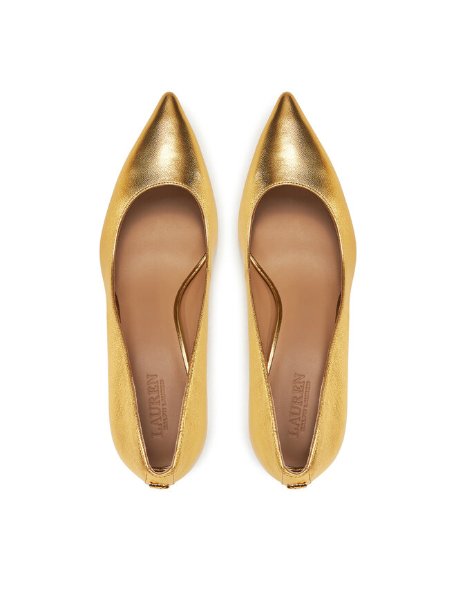 LAUREN RALPH LAUREN Lodičky LAUREN RALPH LAUREN Lanette 802978205001 Zlatá