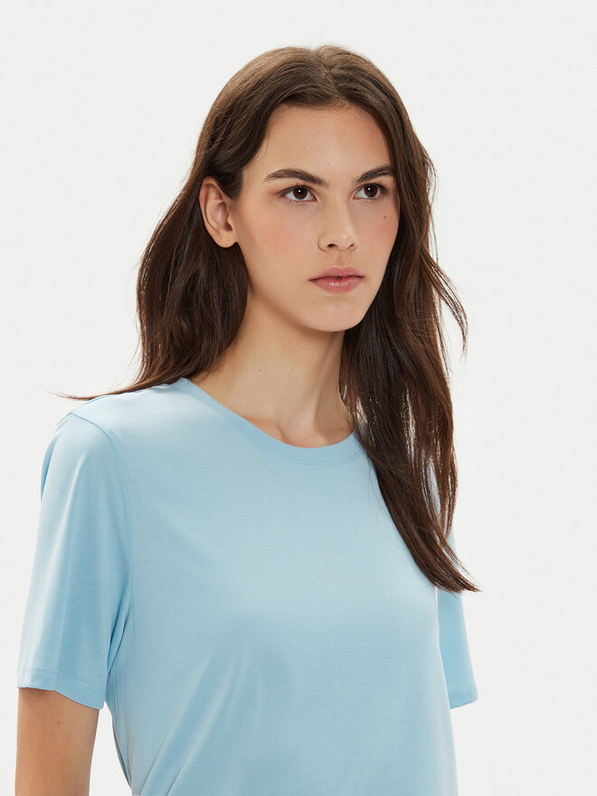 Pieces Pieces Футболка Anora 17148789 Голубий Regular Fit