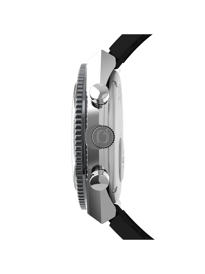 Timex Ceas Timex Q Timex Three Time Zone Chronograph TW2V70000 Negru