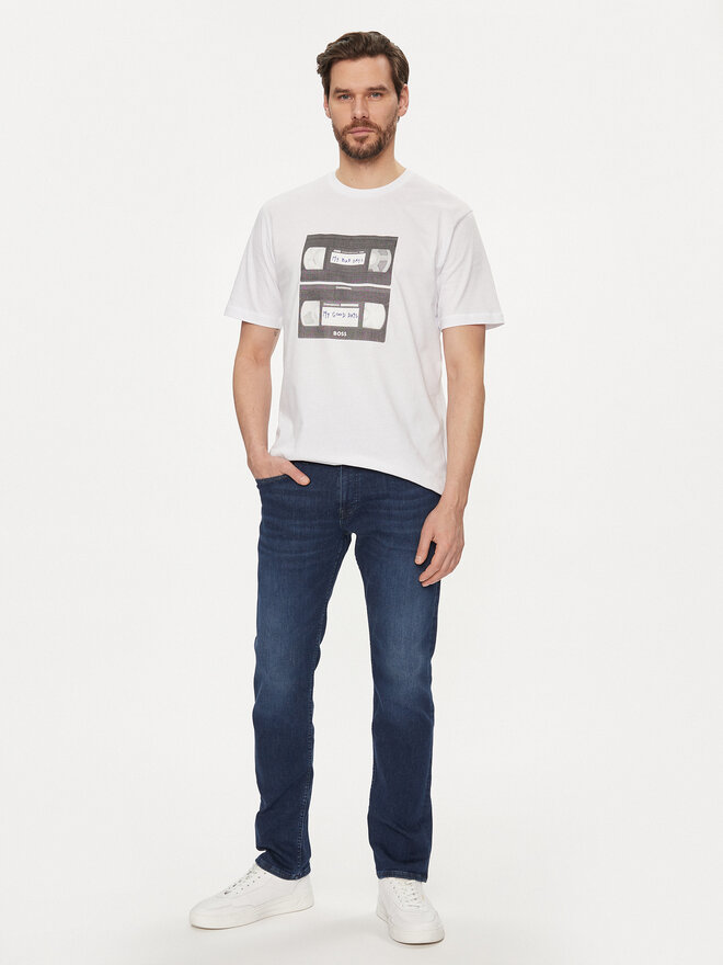 Boss Póló TeRetroLeo 50510021 Fehér Regular Fit ecipo hu