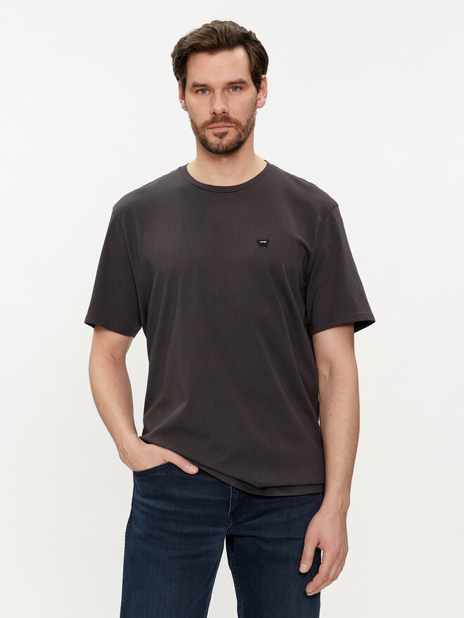 Wrangler Wrangler Marškinėliai 112351320 Juoda Regular Fit
