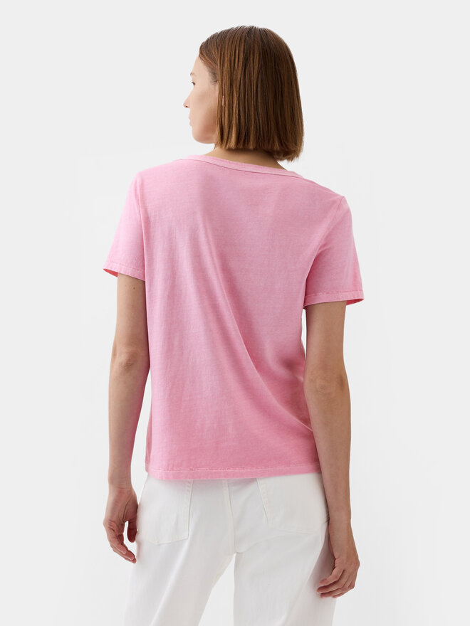 Gap Gap Marškinėliai 740140-67 Rožinė Regular Fit