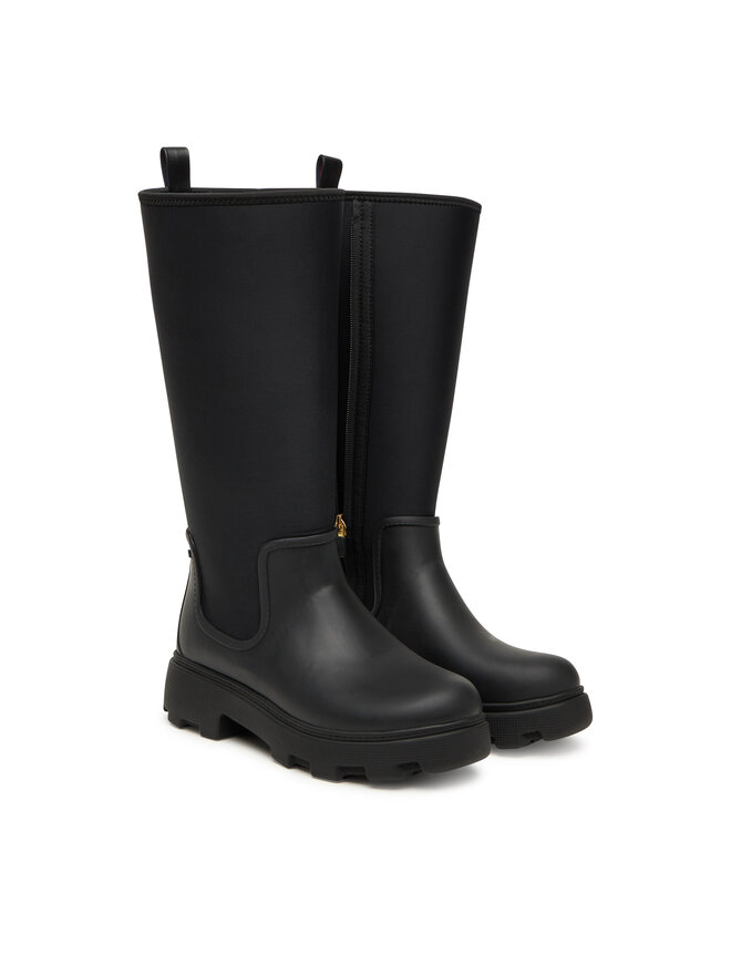Tommy Hilfiger Botas de agua Tommy Hilfiger Flag Long Warm Lining FW0FW08973 Negro
