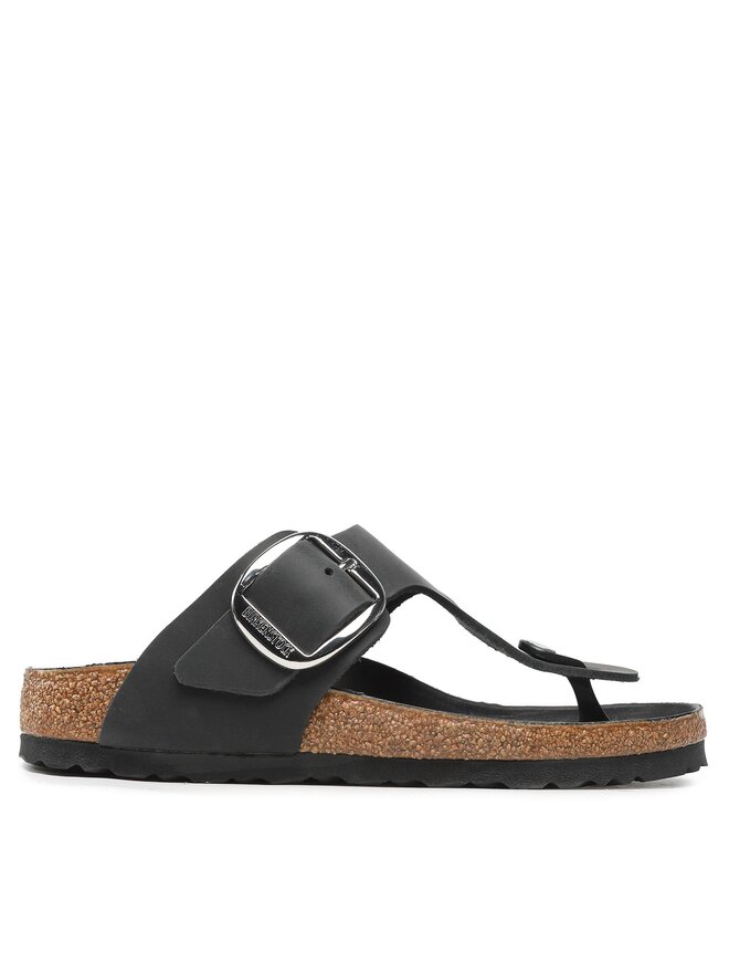 Birkenstock Čības uz pirksta Birkenstock Gizeh Big Buckle 1023337 Melns