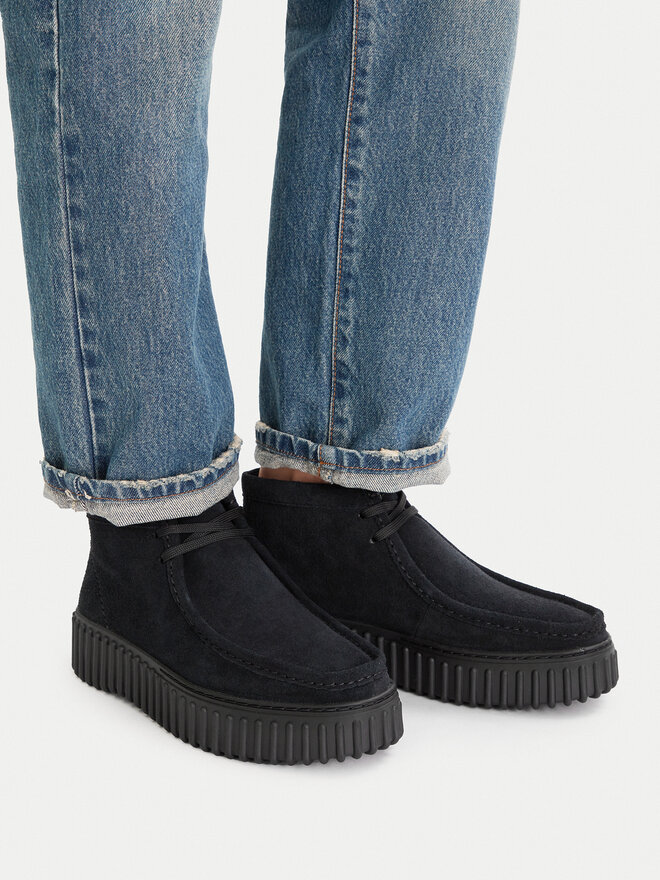 Черевики Clarks Torhill Moss 26179360 Чорний | evzuttya.com.ua