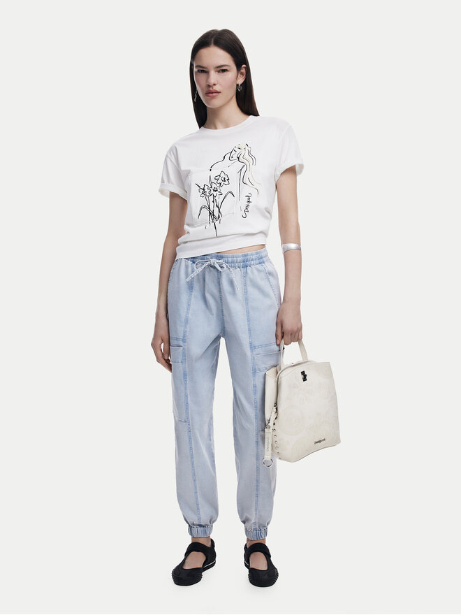 Desigual Ruksak Desigual Dejavu Sumy 25SAKP28 Écru