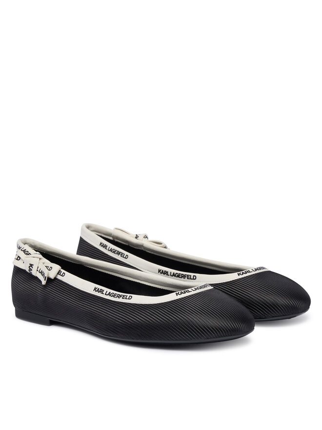 KARL LAGERFELD Балетки KARL LAGERFELD Karo KL40129 Чорний