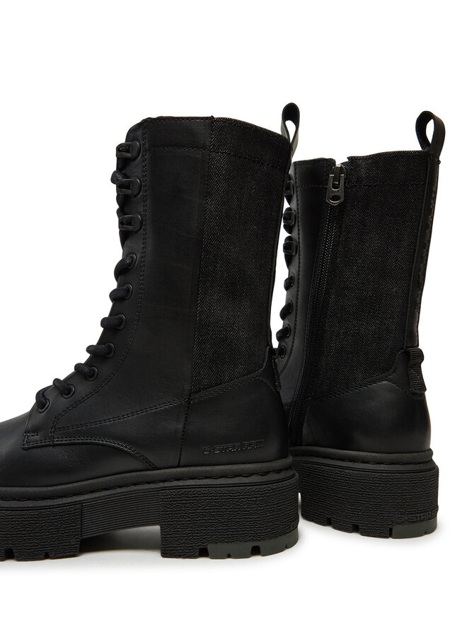 G-Star Raw Μποτάκια G-Star Raw Kafey Pfm Boot High W D26647 Μαύρο